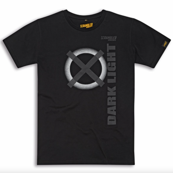 T-SHIRT SCR DARK LIGHT BLACK